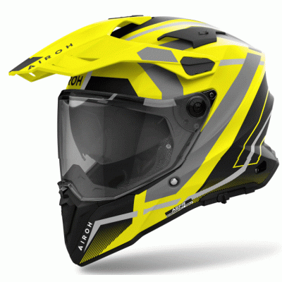 Casca AIROH COMMANDER 2 MAVICK YELLOW MATT