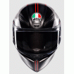 Casca AGV K1 S LAP MATT BLACK/GREY/RED  thumb