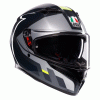 Casca AGV K3 SHADE GREY/YELLOW FLUO