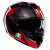 Casca AGV K3 STRIGA BLACK/GREY/RED thumb