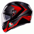 Casca AGV K3 STRIGA BLACK/GREY/RED thumb