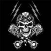 Esarfa multifunctionala   FLYDANNA COTN BIKER SKULL thumb