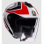 Casca pentru scuter  AGV IRIDES TOLOSA BLACK/GREY/RED thumb