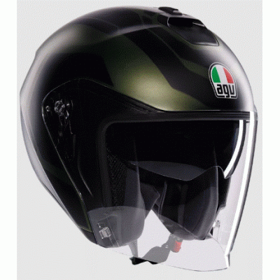 Casca pentru scuter AGV IRIDES SAKAI MATT GREEN/BLACK