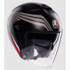 Casca pentru scuter AGV IRIDES BOLOGNA MATT BLACK/TRICOLORE