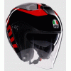 Casca pentru scuter  AGV IRIDES VALENZA MATT GREY/BLACK/RED