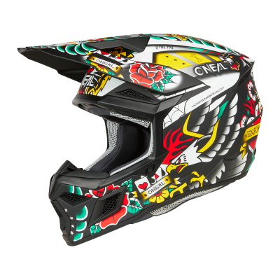 Casca motocross pentru copii O'NEAL 3SERIES INKED MULTI 