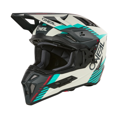 Casca enduro O'NEAL EX-SRS QUIN GRAY/TEAL 