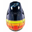 Casca motocross ALPINESTARS SM10 TLD25 BL/OR/YL thumb