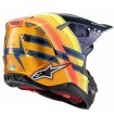 Casca motocross ALPINESTARS SM10 TLD25 BL/OR/YL thumb