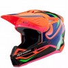Casca motocross pentru copii ALPINESTARS SM3 DEEGAN OR/PU