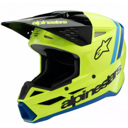 Casca motocross pentru copii ALPINESTARS SM3 RADIUM YL/BK/B