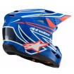 Casca motocross pentru copii ALPINESTARS SM3 WURX BLUE/RED/WT/BK thumb