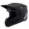 Casca motocross pentru copii ALPINESTARS SM3 SOLID BLACK