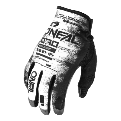 Manusi motocross O'NEAL MAYHEM SCARZ BLACK/WHITE DS V.25
