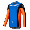 Bluza motocross  Alpinestars TECHSTAR MELT ORANGE/BLUE