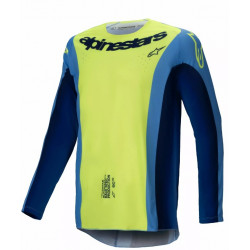 Bluza motocross  Alpinestars TECHSTAR MELT YELLOW/BLUE