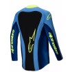 Bluza motocross  Alpinestars TECHSTAR MELT YELLOW/BLUE thumb