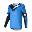 Bluza motocross  Alpinestars TECHSTAR VEIL BLUE/BLACK thumb