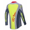 Bluza motocross  Alpinestars TECHSTAR MELT RED/GRAY thumb