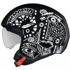 Casca pentru scuter NEXX  Y.10 ARTVILLE BLACK WHITE