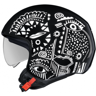 Casca pentru scuter NEXX  Y.10 ARTVILLE BLACK WHITE