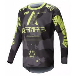 Bluza motocross Alpinestars RACER HOLLOW CAMO/YELLOW Bluza motocross Alpinestars RACER HOLLOW CAMO/YELLOW