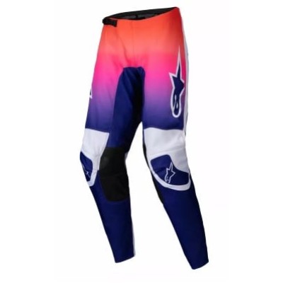 Pantaloni motocross pentru copii Alpinestars 4W FLUID WURX MULTI/WHITE