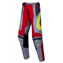 Pantaloni motocross pentru copii  Alpinestars YTH RACER MELT RED/GRAY