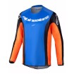 Bluza motocross pentru copii  ALPINESTARS YTH RACER MELT ORNAGE/BLUE thumb