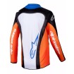 Bluza motocross pentru copii  ALPINESTARS YTH RACER MELT ORNAGE/BLUE thumb