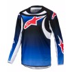 Bluza motocross pentru copii ALPINESTARS YTH RACER WURX BLUE/BLACK thumb