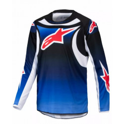 Bluza motocross pentru copii ALPINESTARS YTH RACER WURX BLUE/BLACK Bluza motocross pentru copii ALPINESTARS YTH RACER WURX BLUE/BLACK