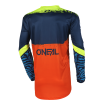 Bluza motocross  pentru copii O'NEAL ELEMENT SHOCKER BLUE/ORANGE V.25 thumb