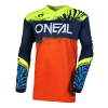 Bluza motocross  pentru copii O'NEAL ELEMENT SHOCKER BLUE/ORANGE V.25