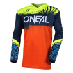Bluza motocross  pentru copii O'NEAL ELEMENT SHOCKER BLUE/ORANGE V.25 thumb