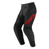 Pantaloni motocross pentru copii  O'NEAL ELEMENT RACEWEAR BLACK/GRAY/RED V.25