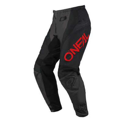 Pantaloni motocross pentru copii  O'NEAL ELEMENT RACEWEAR BLACK/GRAY/RED V.25