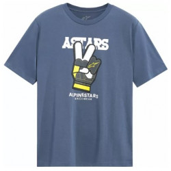 Tricou moto  ALPINESTARS CS PEACEOUT BL