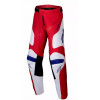 Pantaloni motocross pentru copii ALPINESTARS RACER VEIL RED/WHITE
