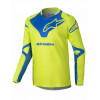 Bluza motocross pentru copii ALPINESTARS YTH RACER VEIL YELLOW/BLUE