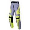Pantaloni motocross pentru copii ALPINESTARS RACER VEIL GRAY/YELLOW