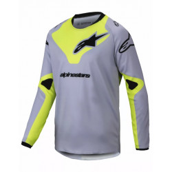 Bluza motocross pentru copii ALPINESTARS YTH RACER VEIL GRAY/YELLOW Bluza motocross pentru copii ALPINESTARS YTH RACER VEIL GRAY/YELLOW