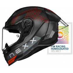 Casca NEXX X.R3R  ZERO PRO 2 CARBON RED MATT