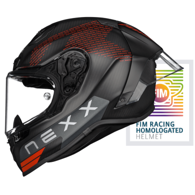 Casca NEXX X.R3R  ZERO PRO 2 CARBON RED MATT