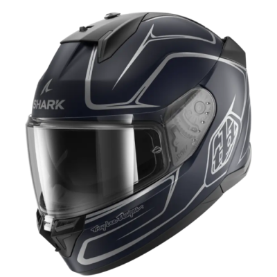 Casca SHARK D-SKWAL 3 DRONE BLACK/SILVER MATT Casca SHARK D-SKWAL 3 DRONE BLACK/SILVER MATT