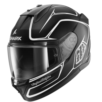 Casca SHARK D-SKWAL 3 DRONE BLACK/WHITE MATT Casca SHARK D-SKWAL 3 DRONE BLACK/WHITE MATT