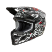 Cască motocross O'NEAL 3SERIES ATTACK BLACK/WHITE V.25 thumb