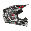 Cască motocross O'NEAL 3SERIES ATTACK BLACK/WHITE V.25 thumb