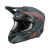 Cască motocross 5SERIES POLYACRYLITE SPIKE GRAY/RED V.25